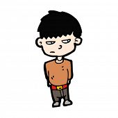 Grumpy Teen Boy