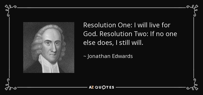 Resolutions by Jonathan&nbsp;Edwards…