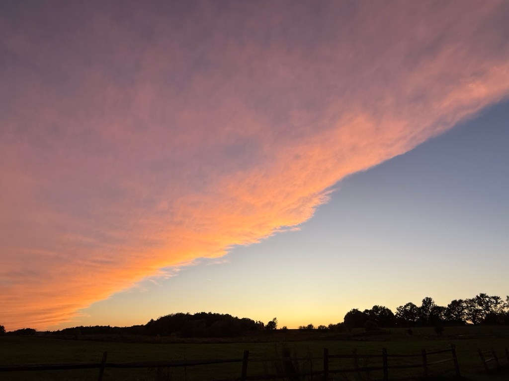 Last Night’s Sunset…